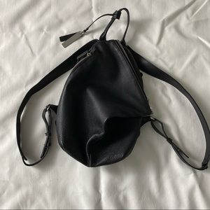 Vince Camuto black slouch backpack